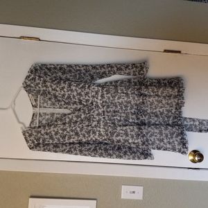 The Vintage shop black/white print Jr. Dress szM